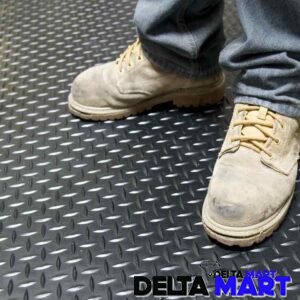 Diamond Plate Roll Rubber Matting 1.2m wide 10m long