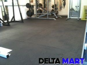 CHECKER Gym rubber garage workshop professional gym floor Delta Mart tiles  mats