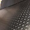 Checker design rubber stable mat