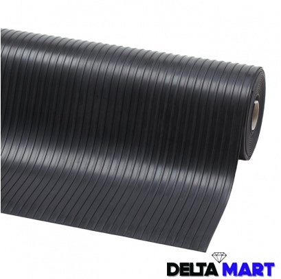 Wide Ribbed Rubber Roll