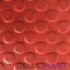 PVC Rubber Sheet Coin Top Design In Red Colour
