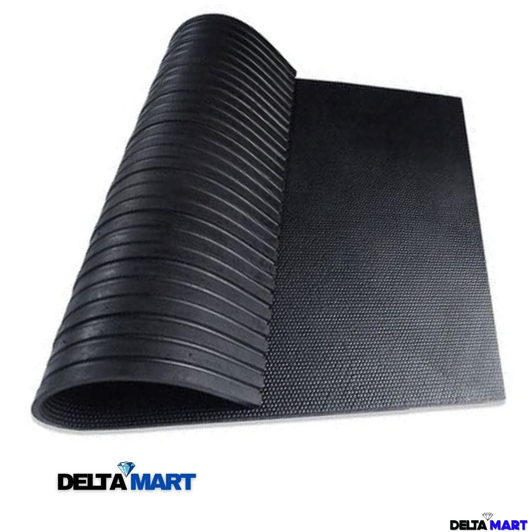 6x4 ft Rubber Stable Mat – 12mm Hammer Top