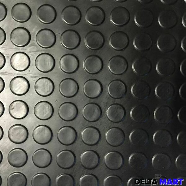 Delta Mart Black colour rubber plain rubber sheet mat 3mm thickness 1.2m wide 