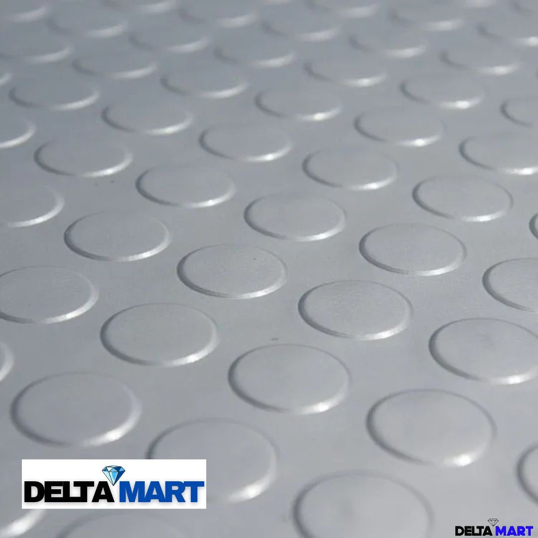 PVC Coin Top Grey Flooring