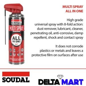 Soudal Multi Spray All-In-One 300ml with Precision Nozzle