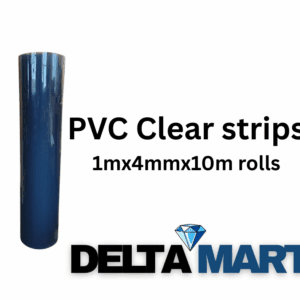 Clear PVC Material Roll 4mm Thickness One Meter Wide Ten Meter Length