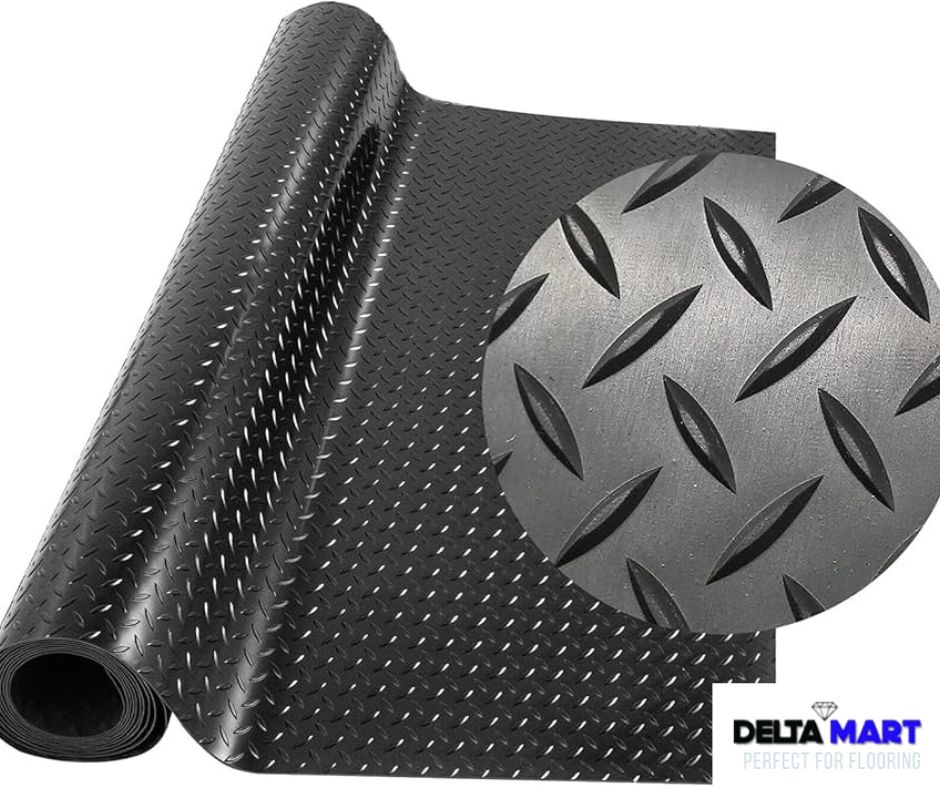 Diamond Plate Roll Rubber Matting - Image 8