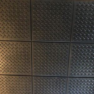 Checker interlocking Gym Mats 3’x3’x12mm
