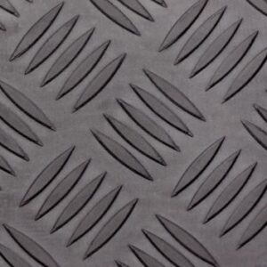 5 Bar Checker Rubber Flooring Rolls 1.2m wide x 10m long