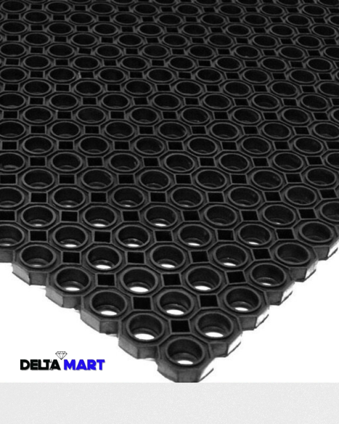 Hexagon Rubber Grass Protection Mat 1m x 1.5m x 23mm