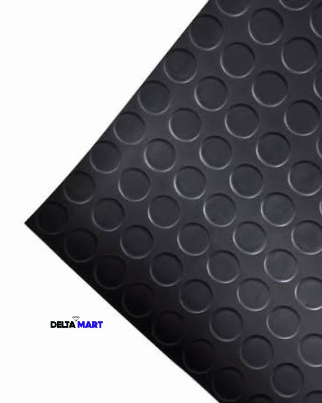 2m Wide × 5mm Coin Top Rubber Flooring Roll – Cut Lengths from 1m to 10m - Image 2