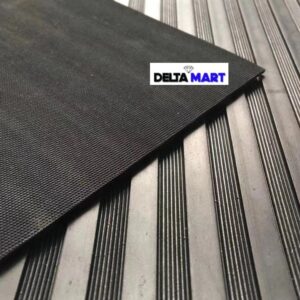 1.2m Wide American Ribbed Rubber Flooring Roll 3mm Thick