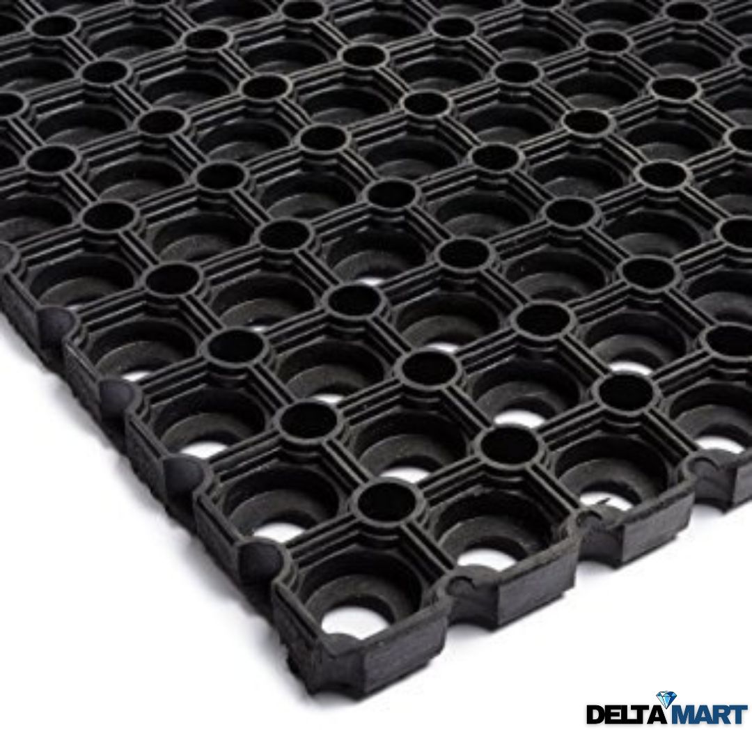 5ft x 3ft x 22mm Hollow Industrial Rubber Drainage Mat