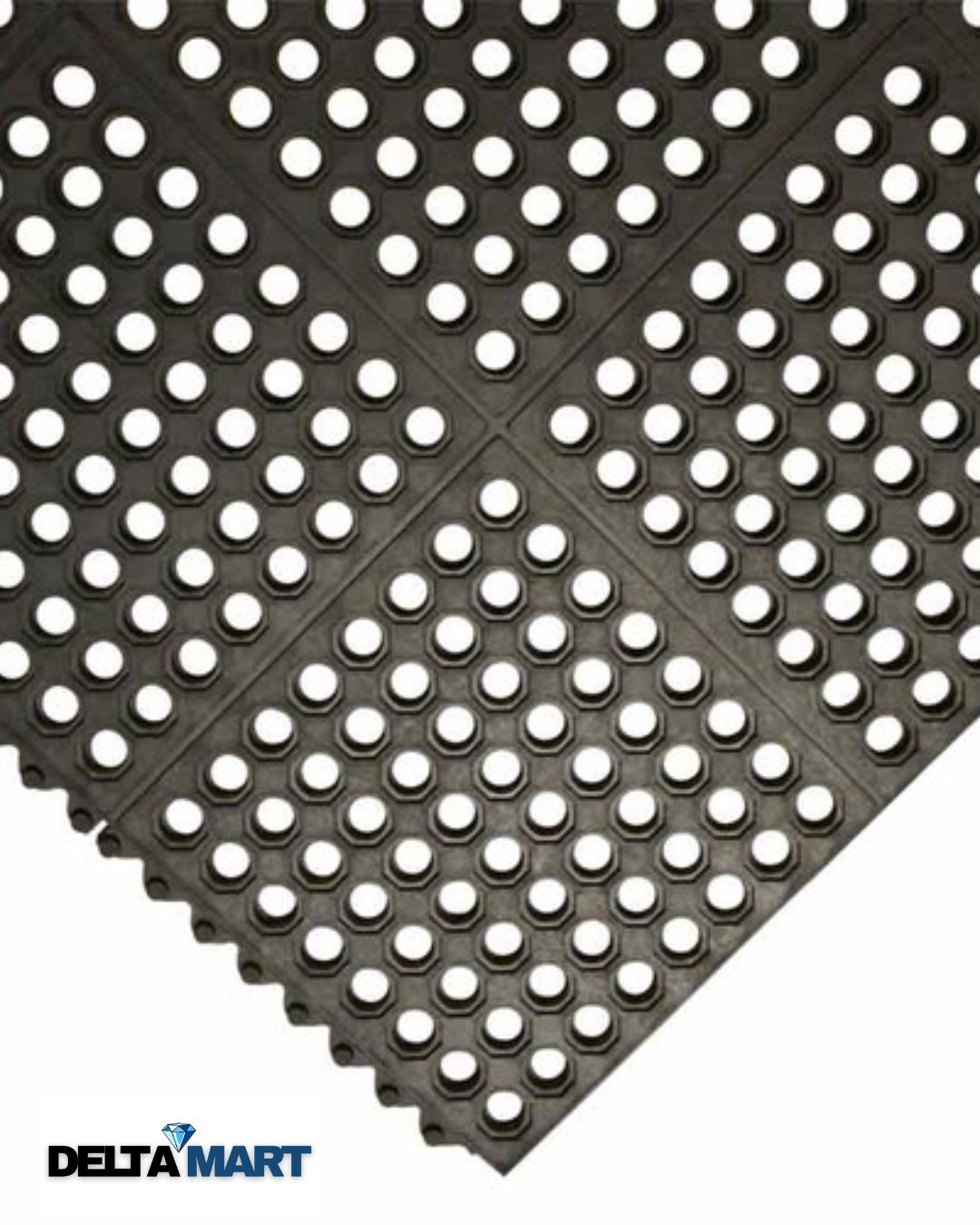 3ft x 3ft x 12mm hollow rubber interlocking industrial mat
