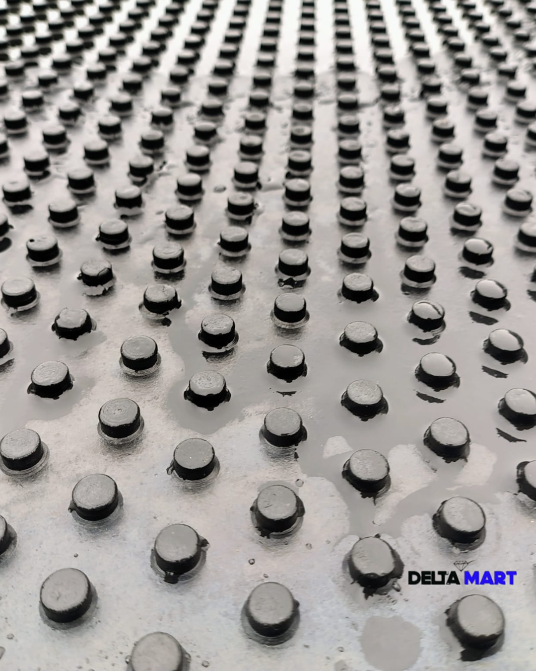 Interlocking Gym Rubber Tiles | 20mm Coin Top 1m x 1m - Image 6
