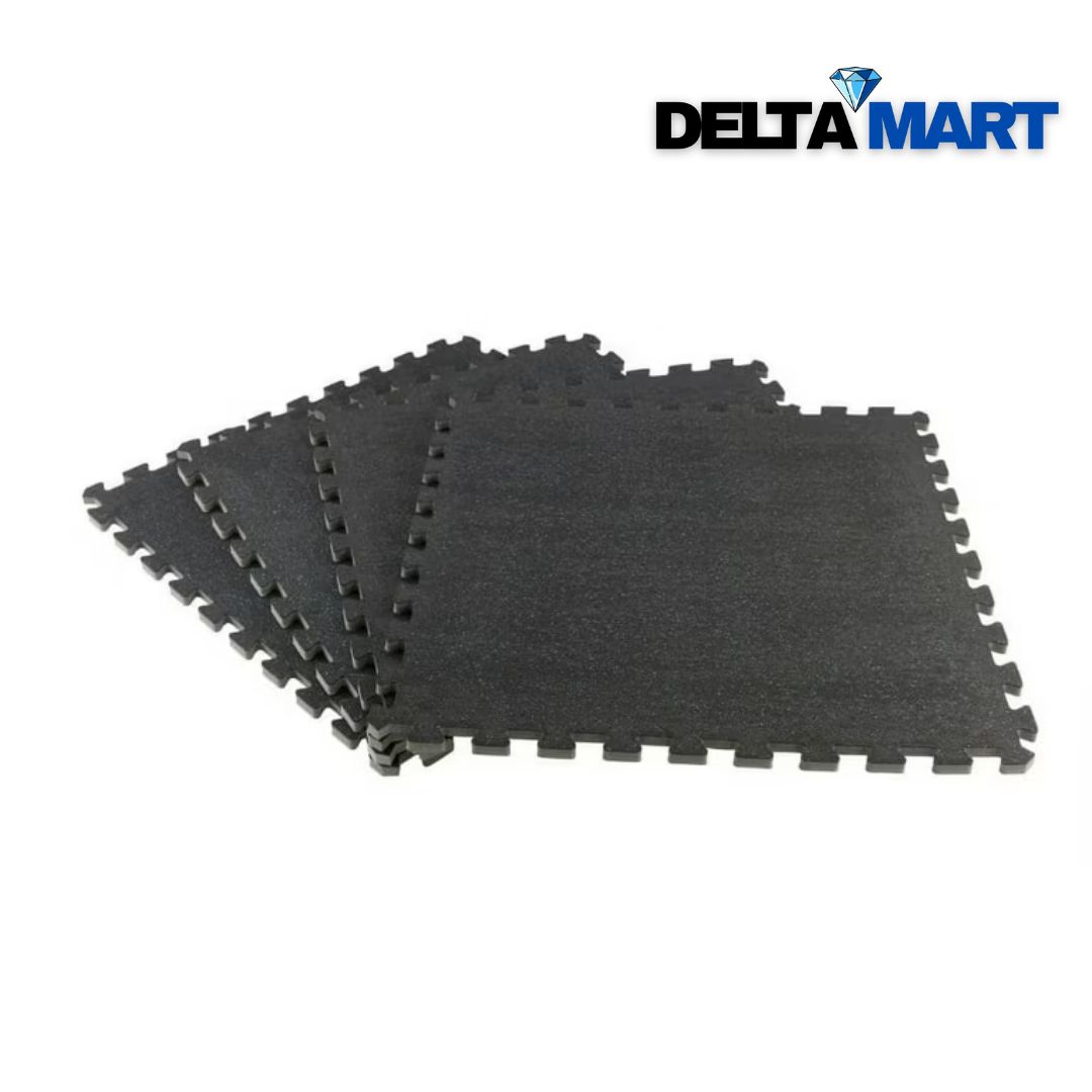 17mm Interlocking Rubber Gym Mat 1m x 1m – Amoebic Top - Image 5