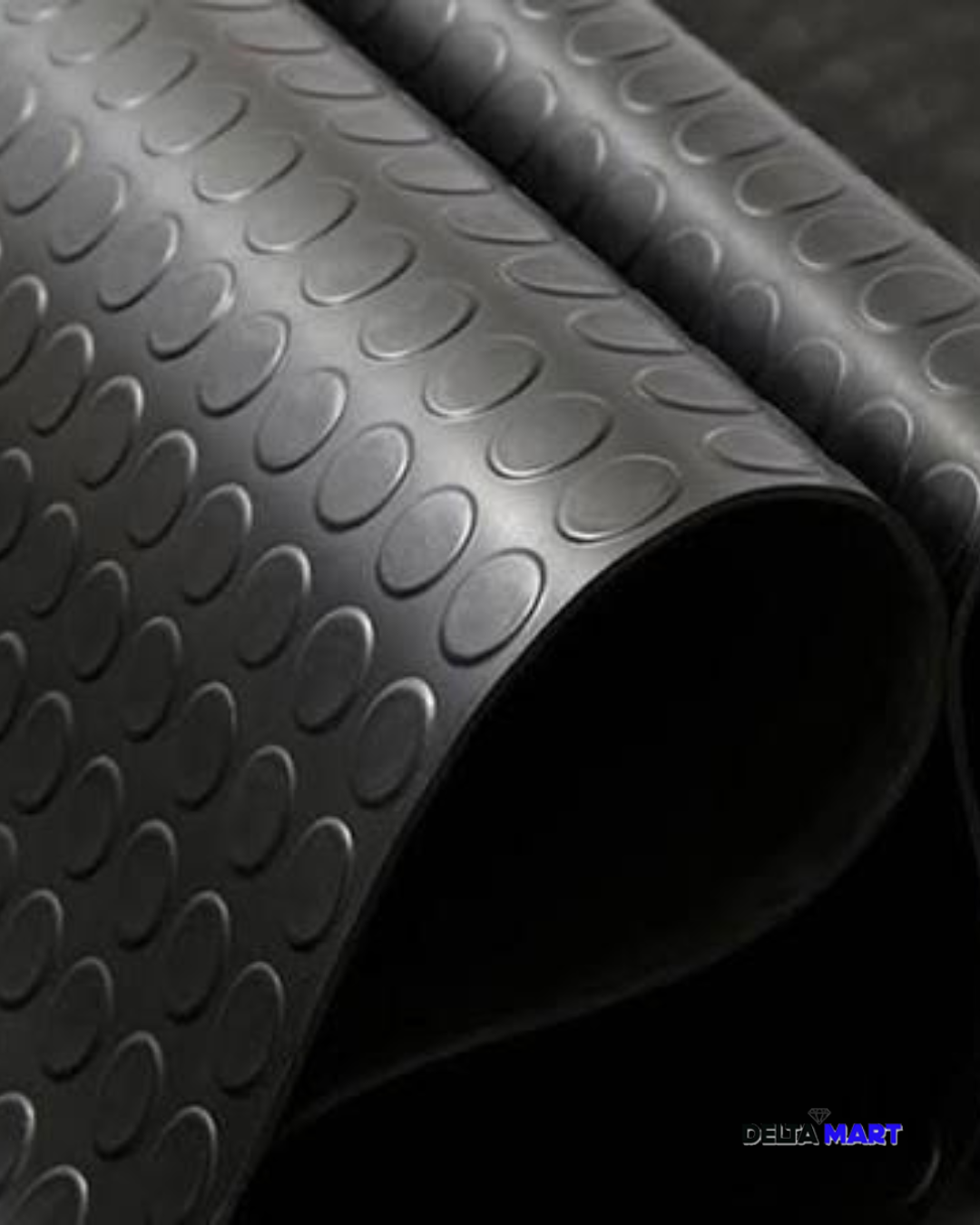 2m Wide × 5mm Coin Top Rubber Flooring Roll – Cut Lengths from 1m to 10m - Image 4