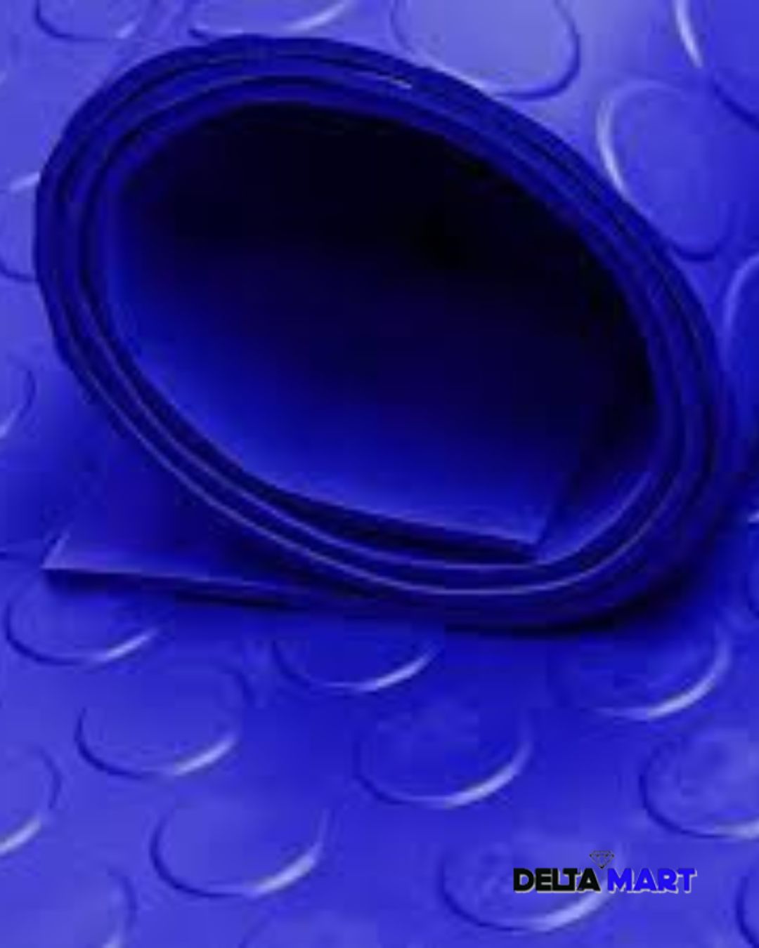 Blue PVC flooring roll 1.2m wide and 3mm thick