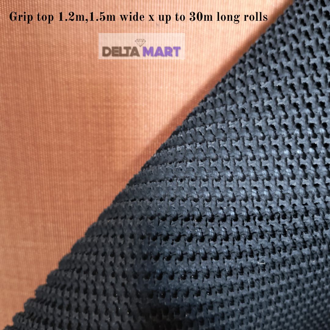 1.5m Wide × 6mm Grip Top Rubber Roll