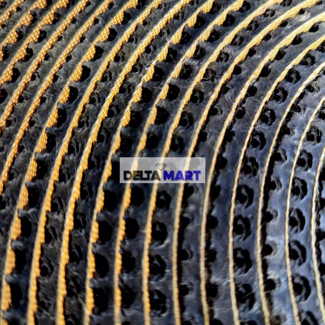 1.5m Wide × 6mm Grip Top Rubber Roll