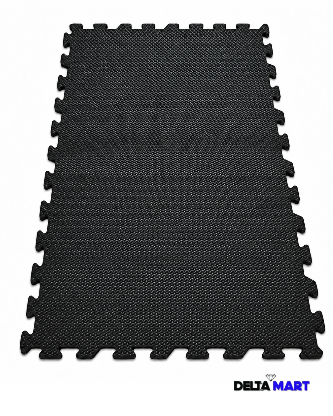 18mm heavy-duty interlocking rubber mat with Hammer Top textured surface.