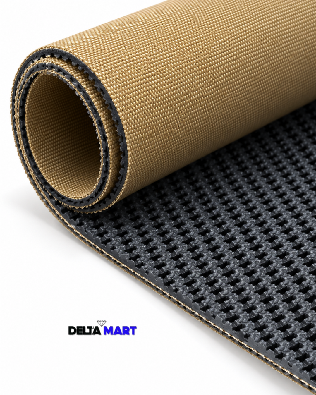 1.2m Wide × 6mm Grip Top Rubber Roll