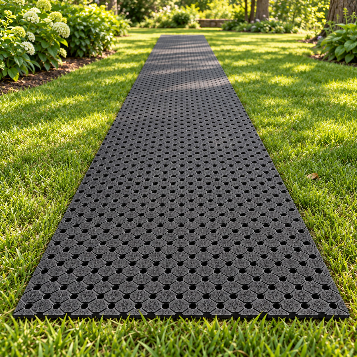 Industrial Rubber Drainage Mat Roll 90cm x 10m x 12mm